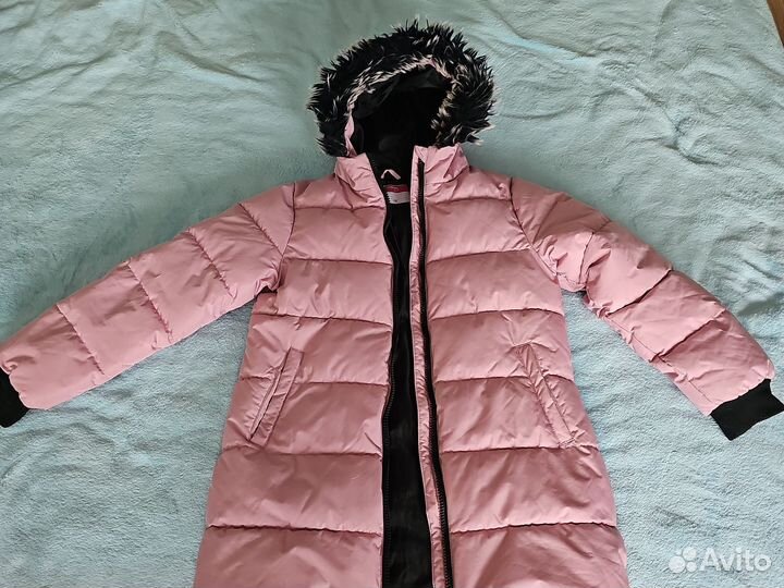Зимняя удлинённая куртка для девочки