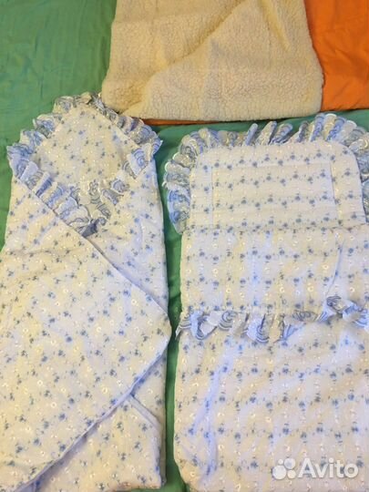 Конверт на выписку и плед одеяло