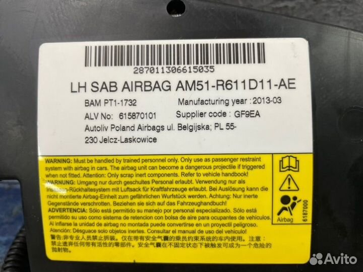 Подушка в сиденье передняя левая Ford Focus 3 CB8