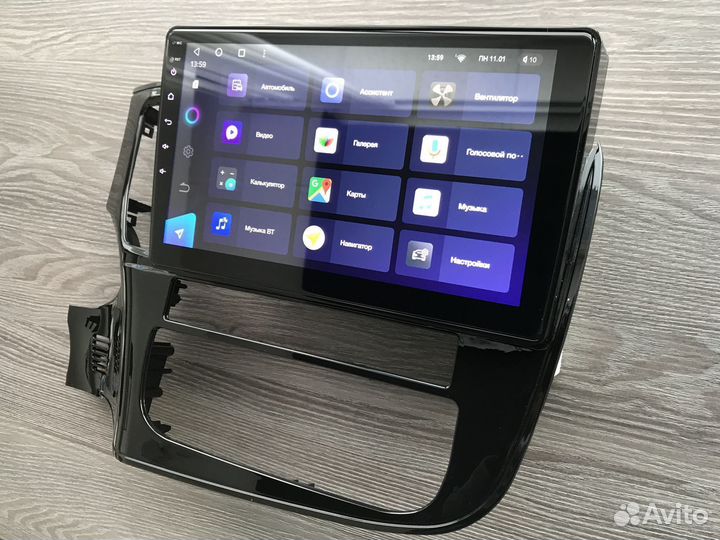 Магнитола Mitsubishi Outlander с круговым обзором