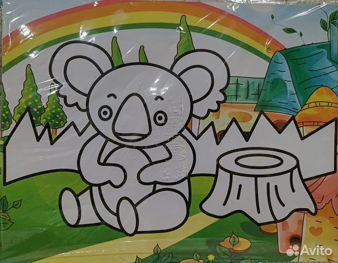 Аппликация из песка