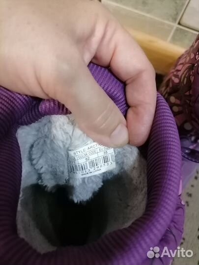 Зимние сапоги для девочки 35