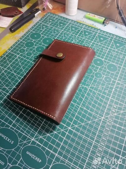 Кожаный клач мужской