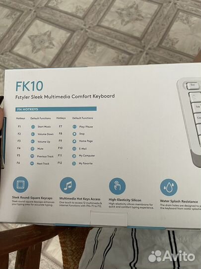 Клавиатура a4tech fk10