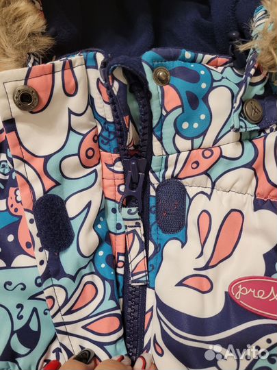 Зимний костюм для девочки 128