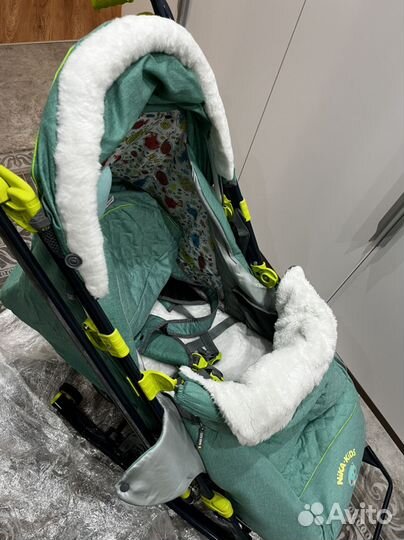 Детские санки коляска ника 7-3