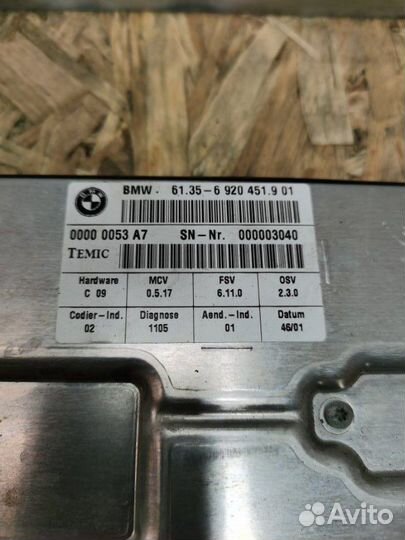 Блок управления сидением Bmw 7-Series E65 N62B44