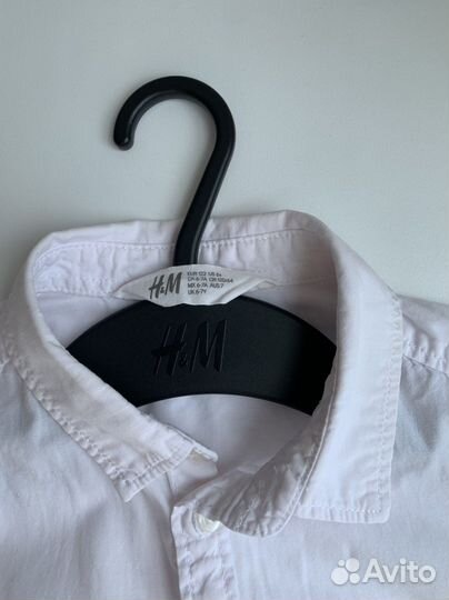 Рубашка белая с коротким рукавом 122 HM