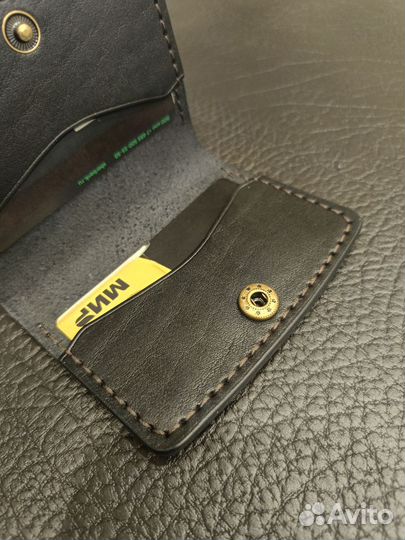 Картхолдер-книжка. Натуральная кожа