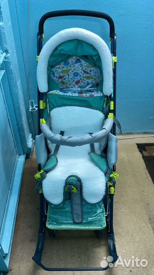 Санки коляска nika