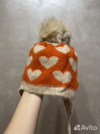 Шапка натуральный кашемир