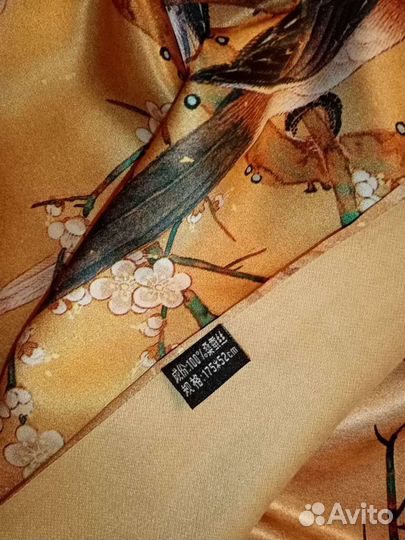 Шарф, палантин шёлковый