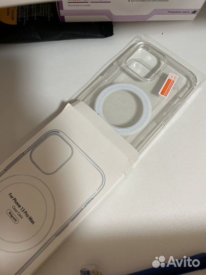 Чехол на iPhone 13 pro max прозрачный