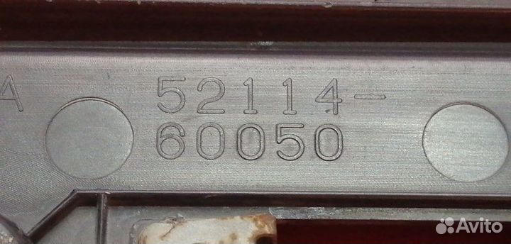 Накладка на бампер Toyota Land Cruicer 200