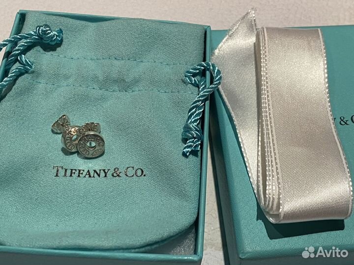 Серьги Tiffany круглые Оригинал Новые