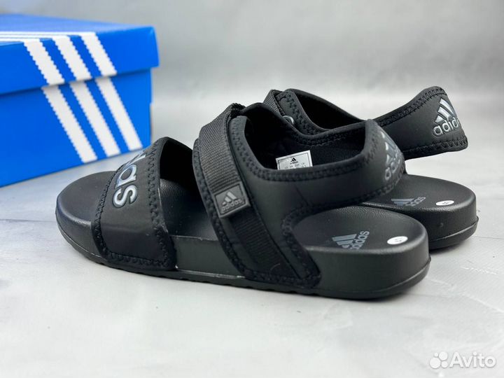 Мужские сандалии Adidas new с серым лого