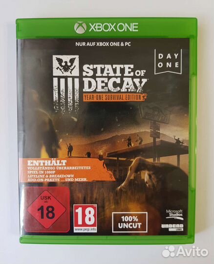 Xbox one. State of Decay. Субтитры на Рус. яз