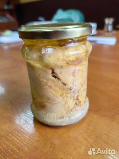 Печень трески в стекле