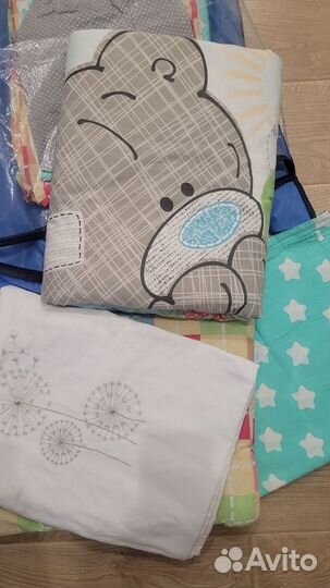 3 комплекта постельного белья в детскую кроватку