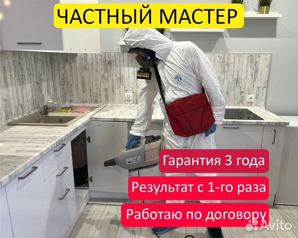 Уничтожение тараканов клопов дезинфекция с 1 раза