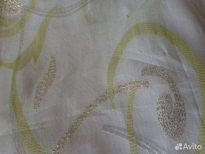 Шторы с ламбрикеном бу+ тюль