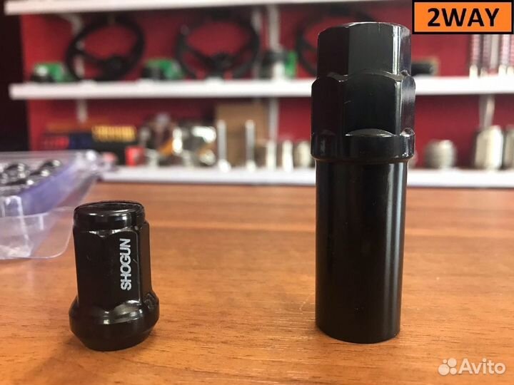 Гайки - секретки Чёрные Shogun М12*1.5