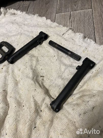 Руль и вилка на бмх