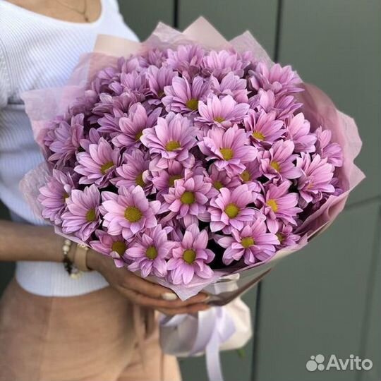 Букет хризантем Цветы Букеты