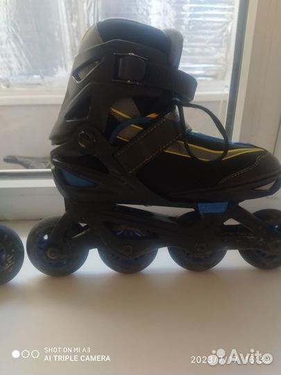 Роликовые коньки детские. Размер 31-36