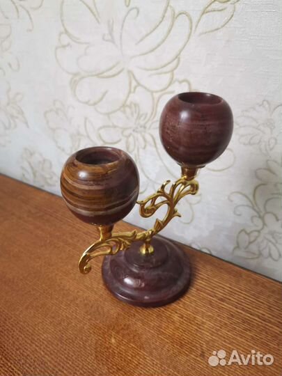 Подсвечник из оникса