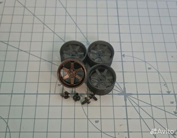 Диски в масштабе 1/24 rays Volk Racing TE37 (19)