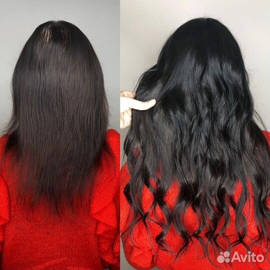 Наращивание натуральных волос