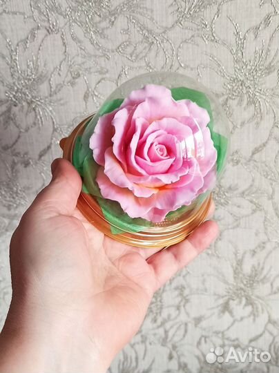 Мыло роза в колбе