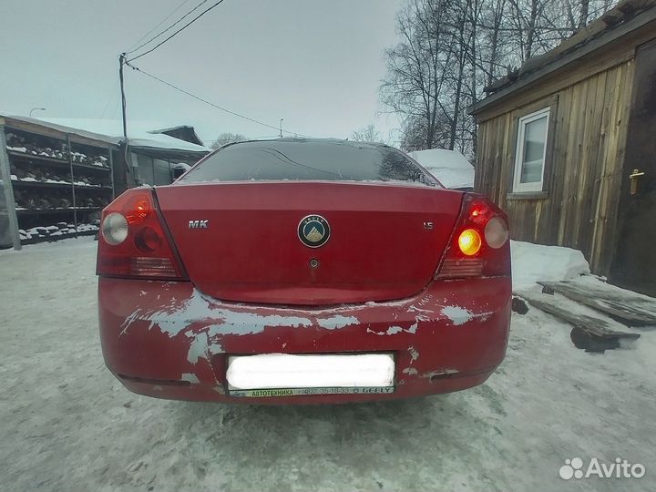 В разборе Geely MK 2008 1.5 МКПП