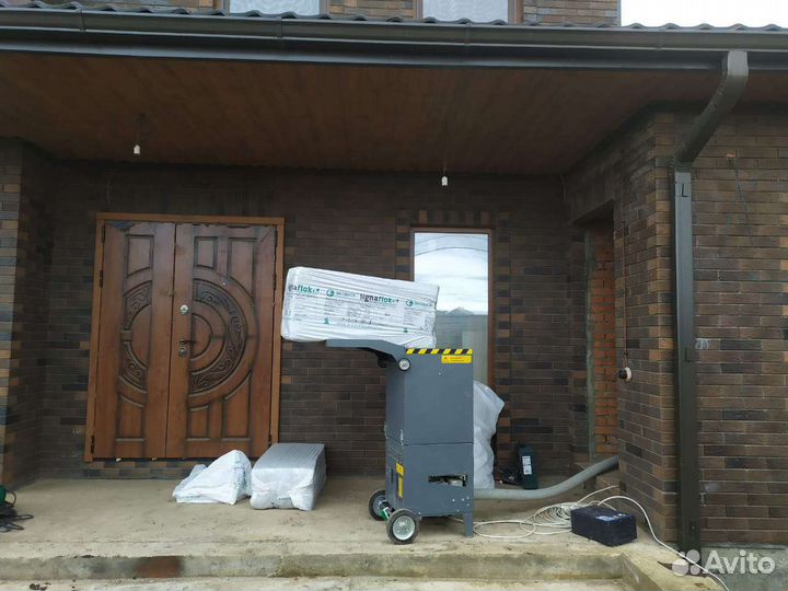 Эковата бесшовный утеплитель