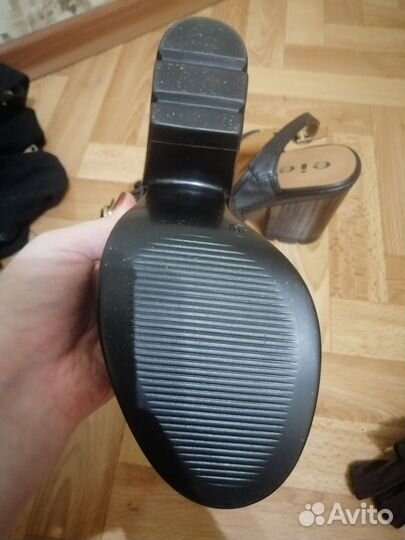 Туфли женские на широком каблуке 40 размер