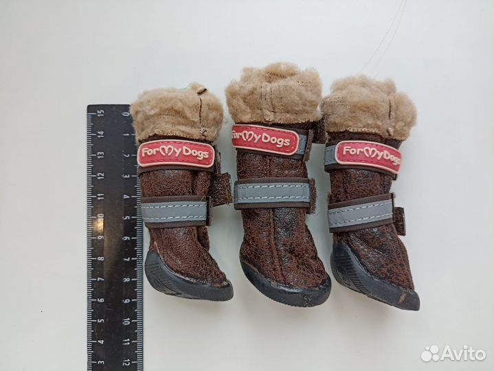 Ботинки зимние для собаки