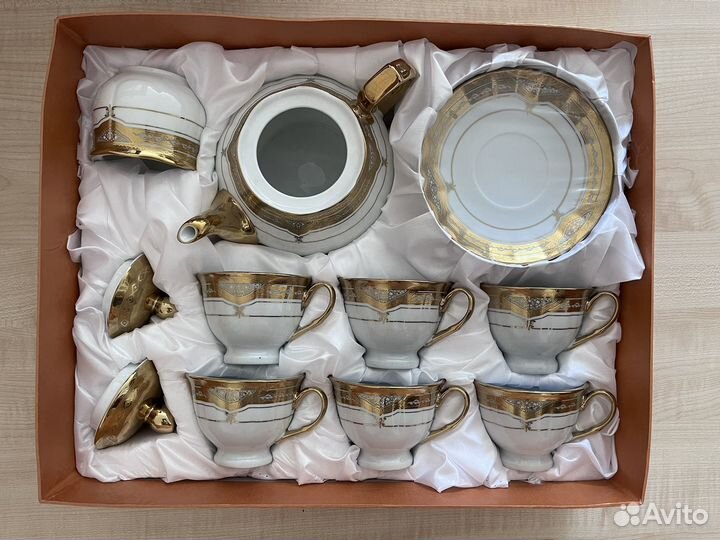 Бронь Чайный сервиз фарфор 14 пр