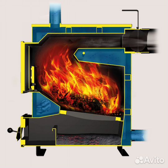 Котел твердотопливный Теплодар Куппер Практик - 20