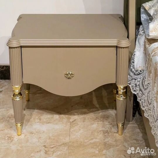 Спальня София бежевый/зелёный Арида