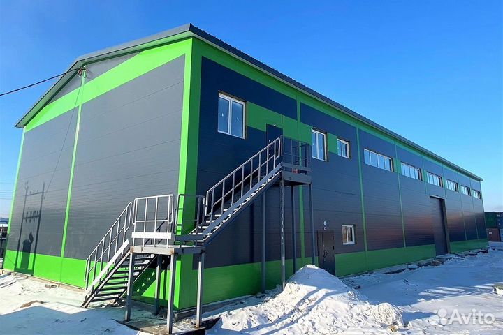 Быстровозводимые ангары из металла под ключ