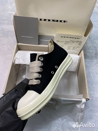 Rick owens drkshdw low jumbo lace