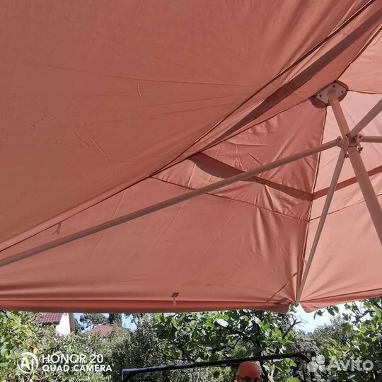 Тент для зонта 4х4 м