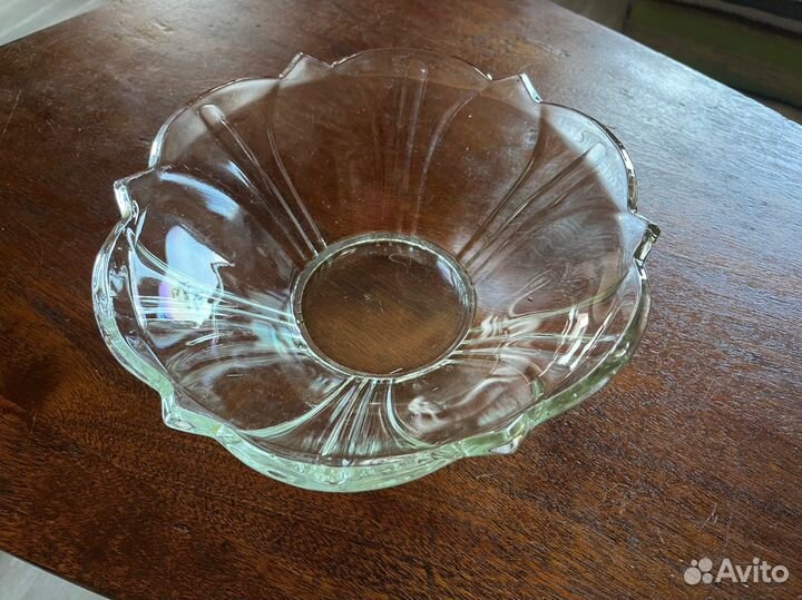 Салатник хрустальный СССР