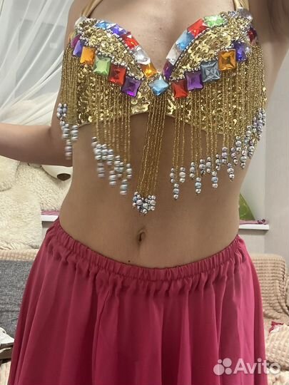 Шикарный костюм для восточных танцев взрослый