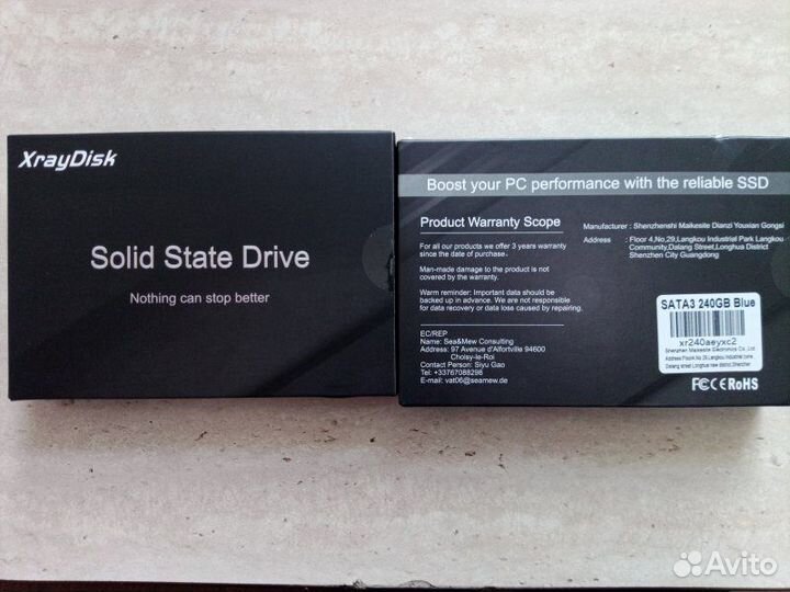 Ssd 240gb xray disk новый