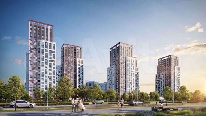 1-к. квартира, 43,4 м², 15/22 эт.