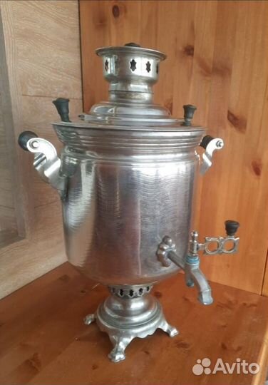 Тульский самовар на дровах