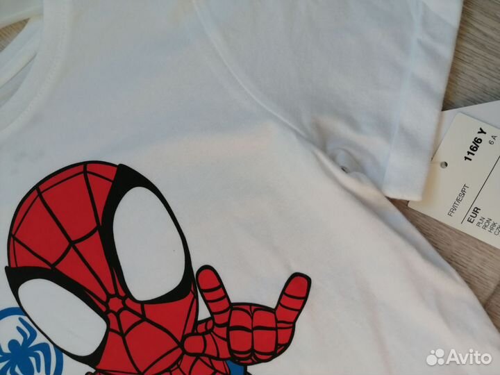 Футболка c&a H&M человек паук spider man marvel