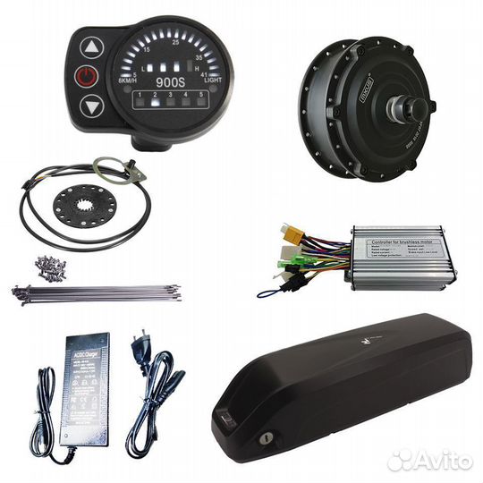 Мотор колесо 350W с аккумулятором 48V 12 A/ч